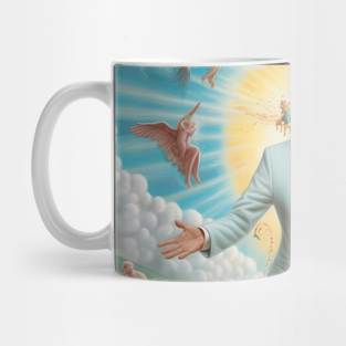 Pee Wee Herman in heaven - art 15 Mug